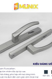 Tay Nắm Cửa Đi CNC Cong Đúc Nguyên Khối